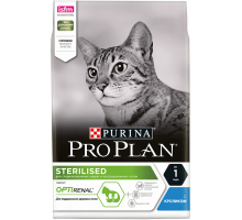 Pro Plan Sterilised для кошек Кролик 10кг OptiRenal
