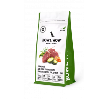 Bowl WOW для собак крупных пород Ягненок, индейка и цукини 800г