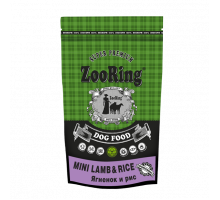 ZooRing Mini Adult Dog Ягненок и рис 0,7кг