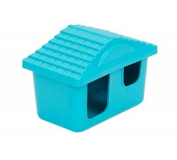 Домик Homepet для грызунов пластиковый малый 11х8х7см бирюзовый