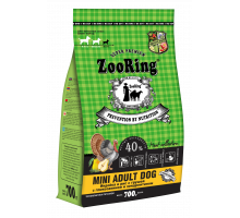 ZooRing Mini Adult Dog Индейка и рис с грушей с глюкозамином 700г