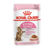 Royal Canin Kitten Sterilised для котят в Соусе 85г